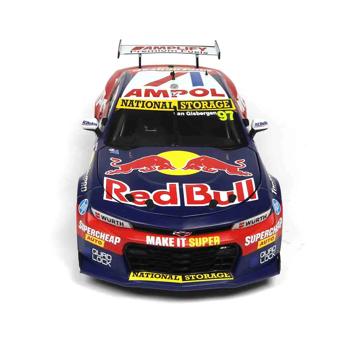 CHEVROLET CAMARO GEN3 ZL1 - RED BULL RACING - VAN GISBERGEN  #97 - 2023 Thrifty Newcastle 500 - Race 2 WINNER - 1:43 Scale Diecast Model Car - Image 8