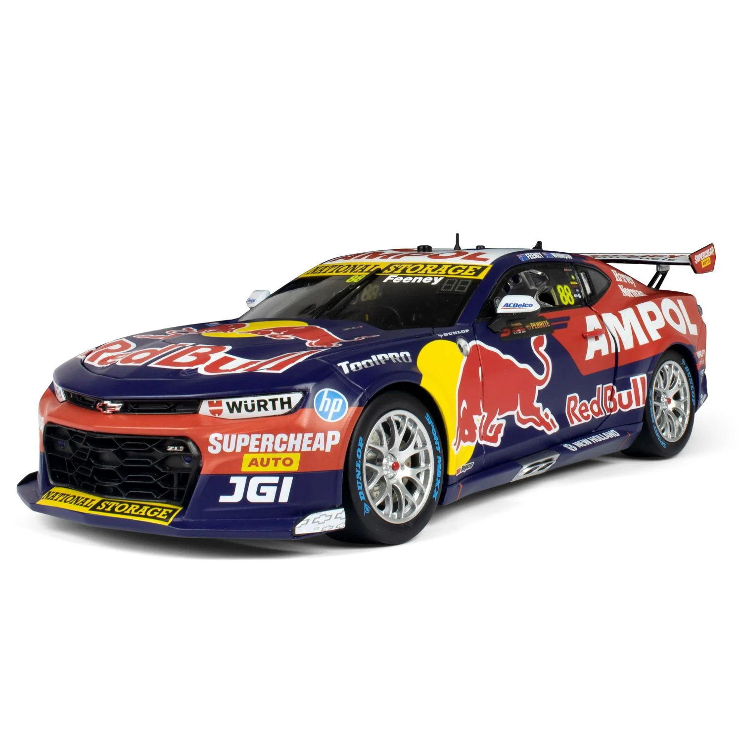 CHEVROLET CAMARO - RED BULL AMPOL RACING - FEENEY / WHINCUP #88 - 2023 Sandown 500 WINNER - 1:18 Scale Diecast Model Car