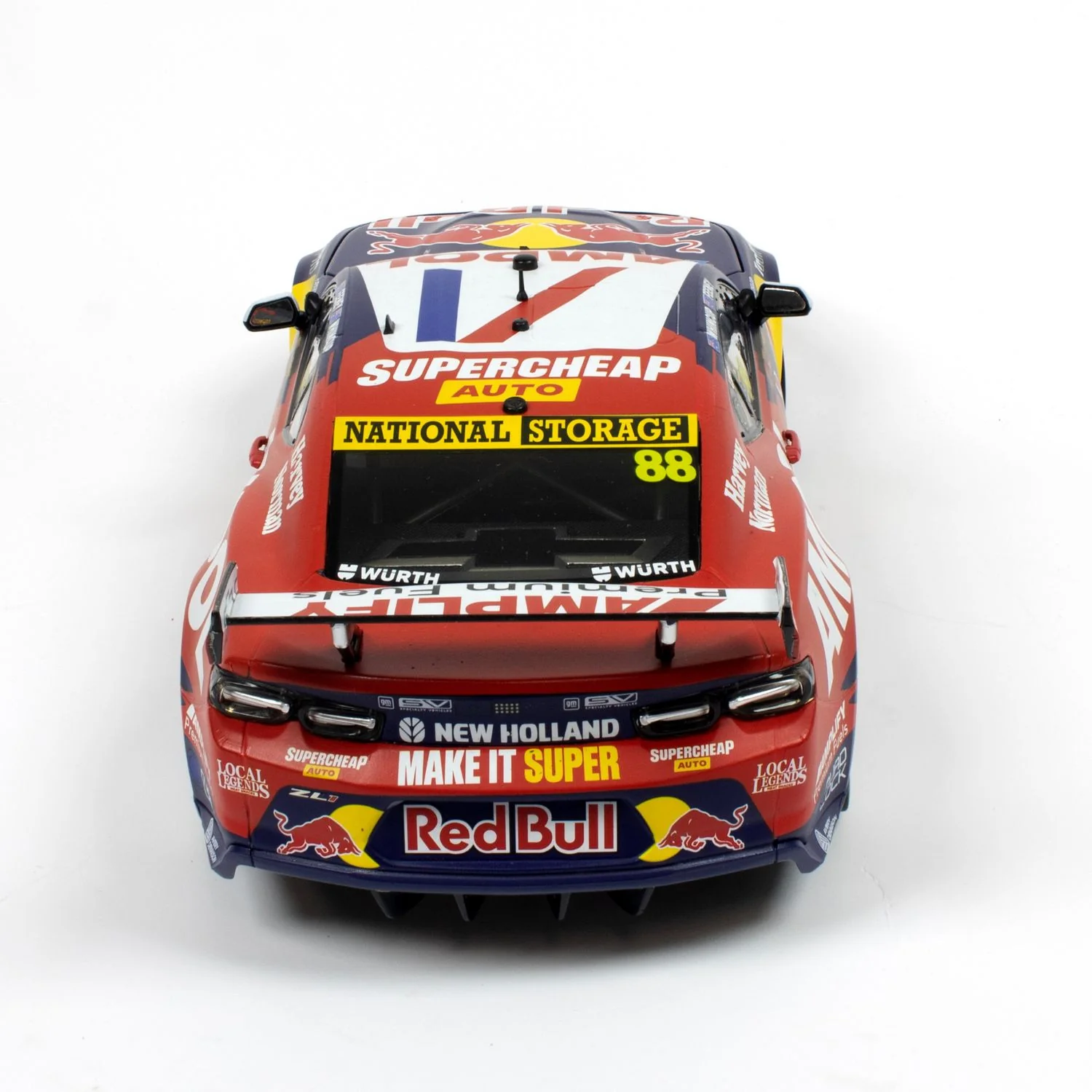 CHEVROLET CAMARO - RED BULL AMPOL RACING - FEENEY / WHINCUP #88 - 2023 Sandown 500 WINNER - 1:18 Scale Diecast Model Car - Image 10