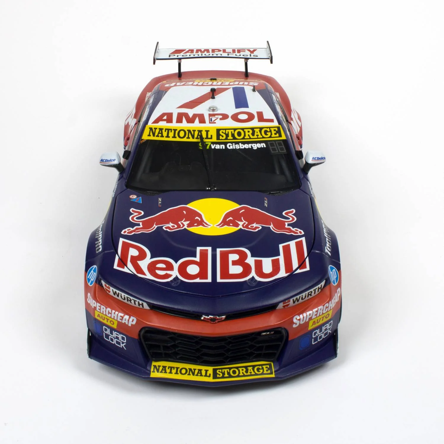 CHEVROLET CAMARO - RED BULL AMPOL RACING - VAN GISBERGEN/STANAWAY #97 - 2023 Bathurst 1000 WINNER - 1:18 Scale Diecast Model Car - Image 7