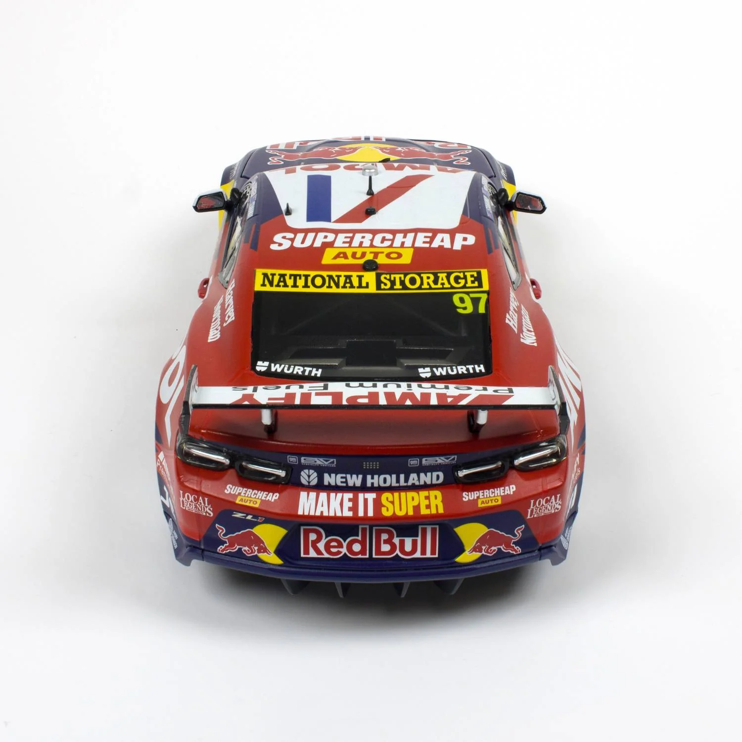 CHEVROLET CAMARO - RED BULL AMPOL RACING - VAN GISBERGEN/STANAWAY #97 - 2023 Bathurst 1000 WINNER - 1:18 Scale Diecast Model Car - Image 8