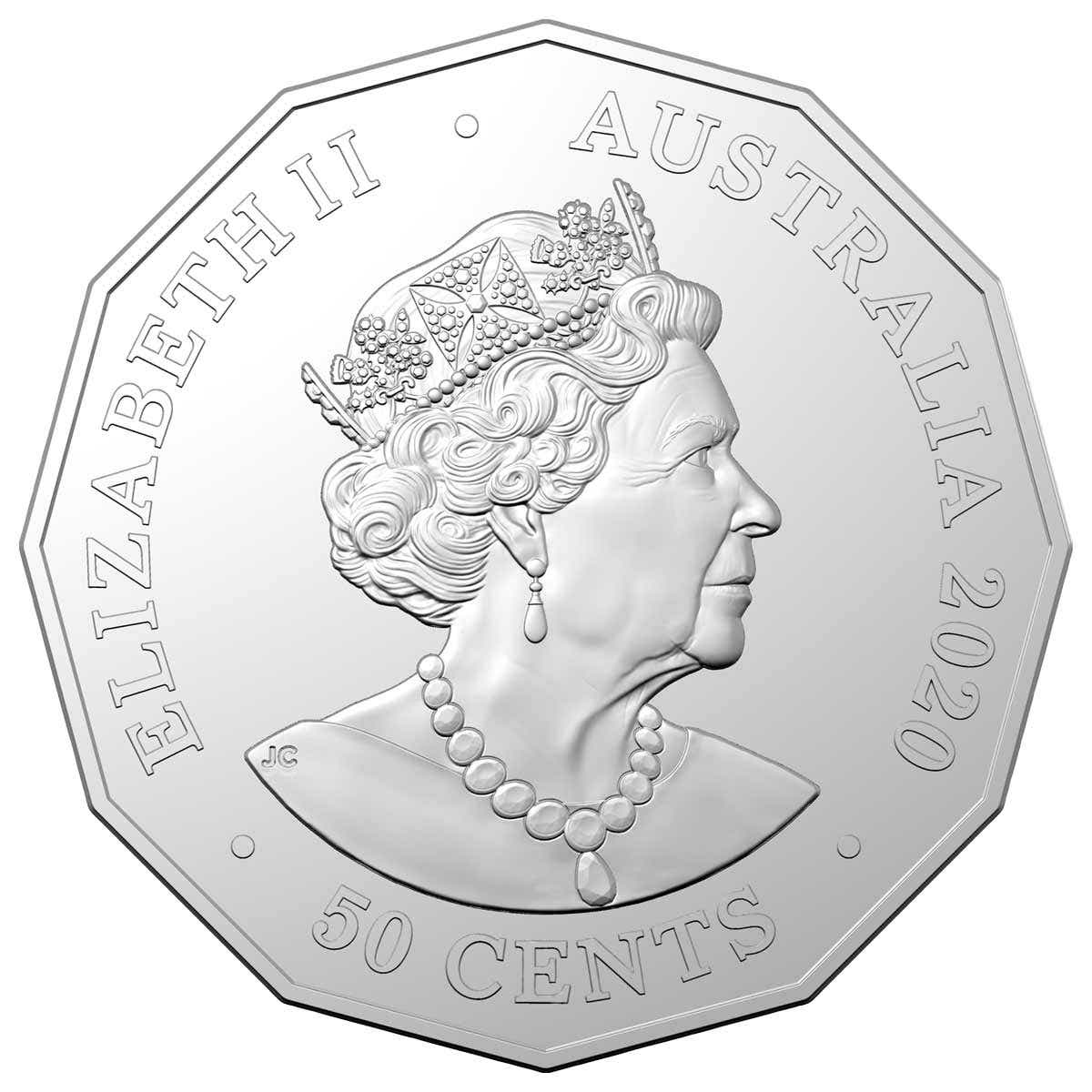 Christmas 2020 50c Cu-Ni Uncirculated Coin - Image 2