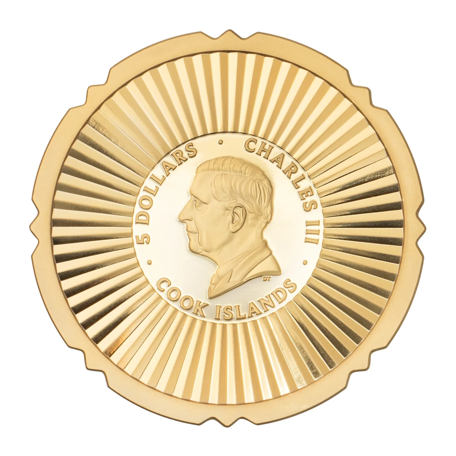 Clover 2025 $5 1oz Gold Plated Silver Proof Coin - Image 2