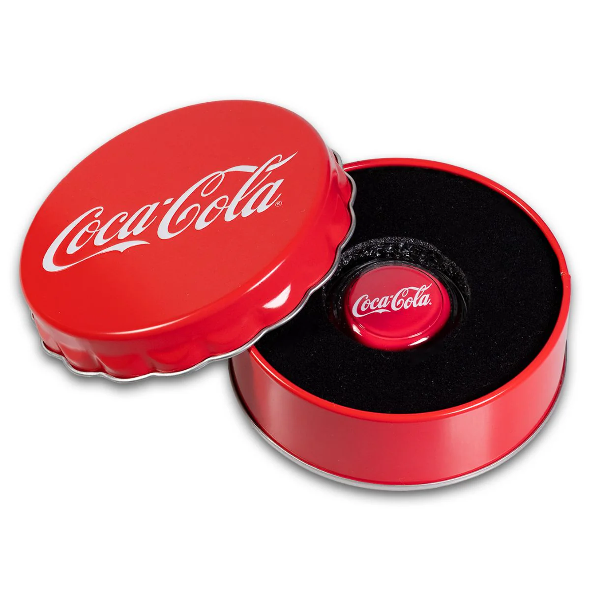 Coca-Cola 2025 $1 Bottle Cap Shaped Silver Coin - Image 4
