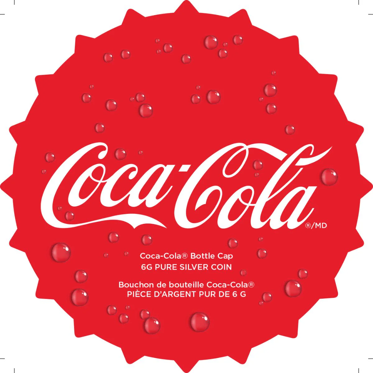 Coca-Cola 2025 $1 Bottle Cap Shaped Silver Coin - Image 5
