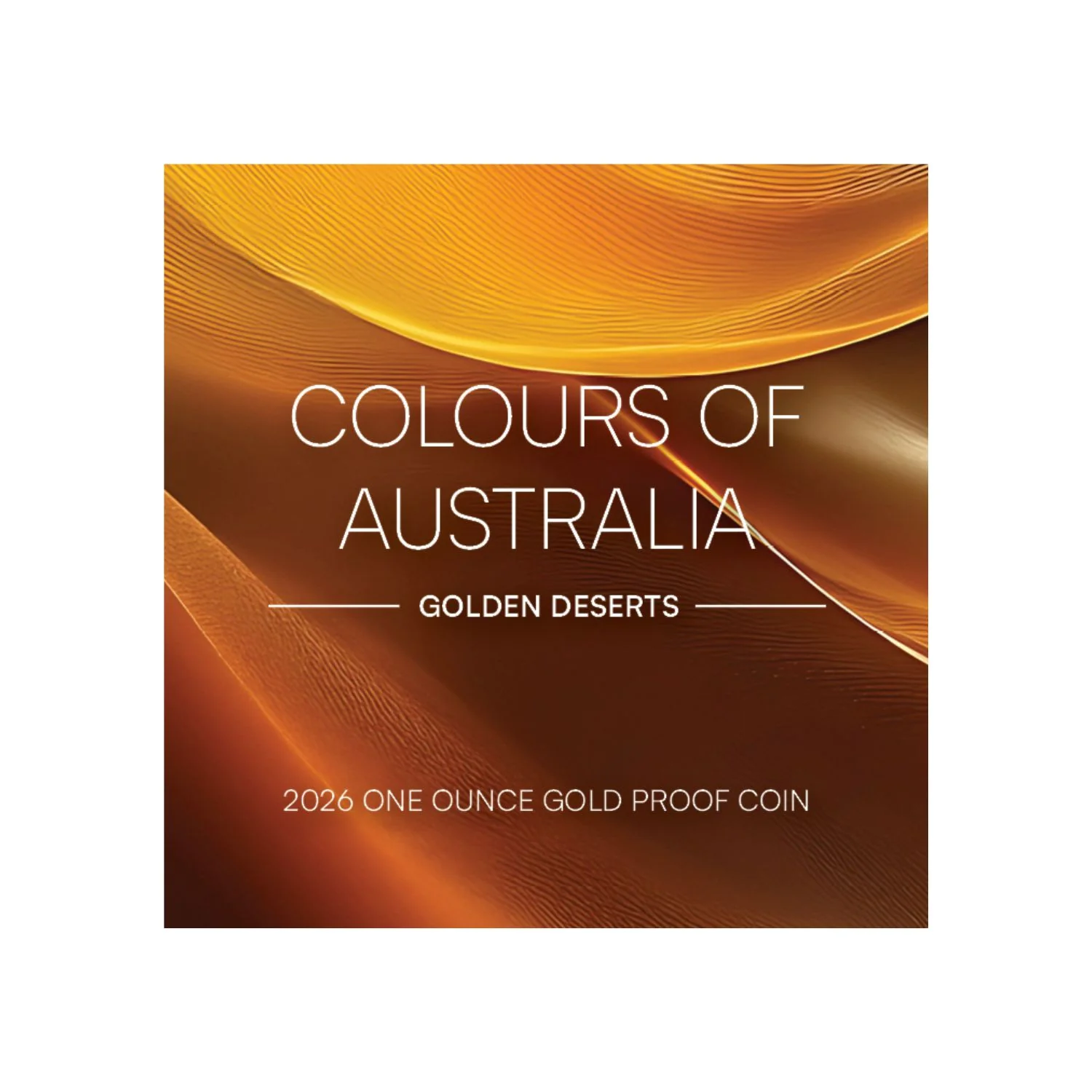 Colours of Australia 2026 $100 Golden Deserts 1oz Gold Proof Coin - Image 4