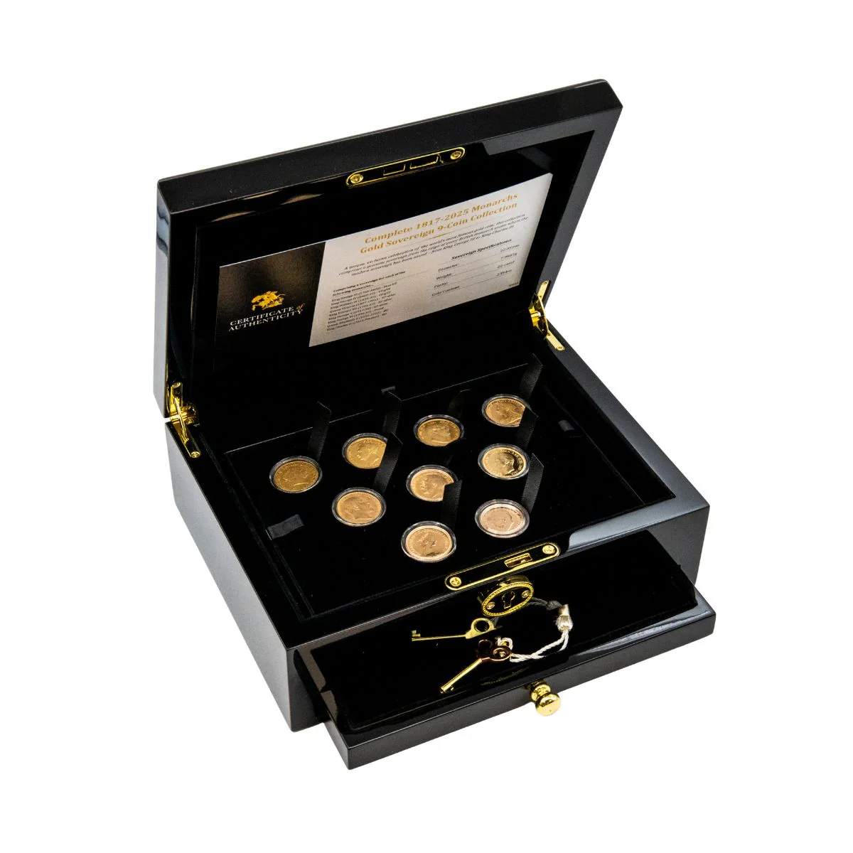 Complete 1817-2026 Monarchs Gold Sovereign 9-Coin Collection - Image 13