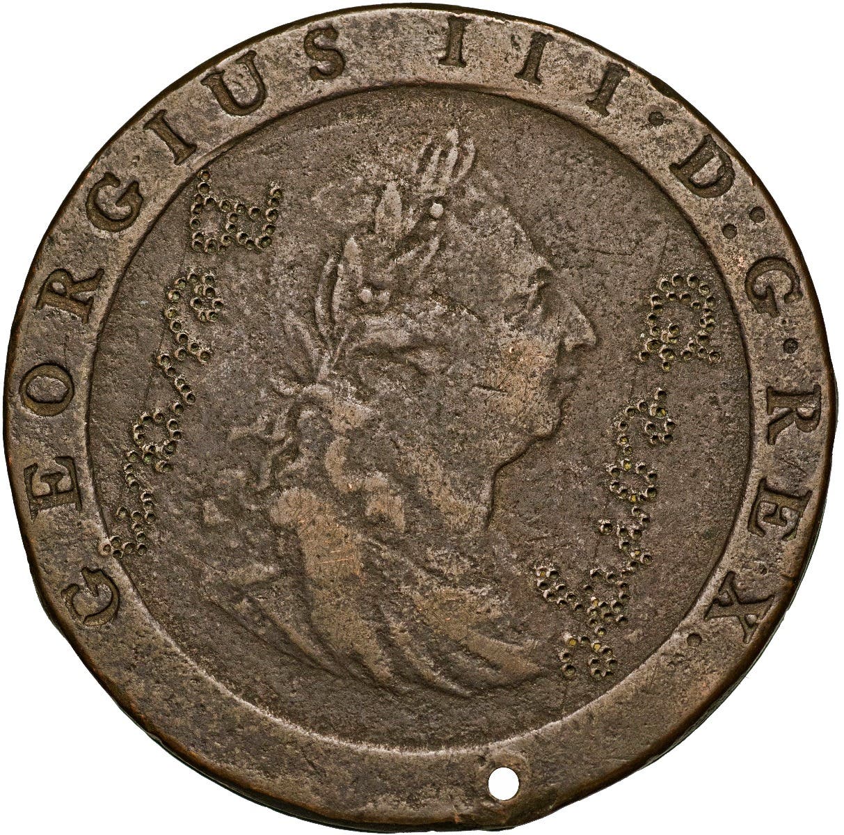 1857 Edward Miller Convict Love Token Extremely Fine - Image 2