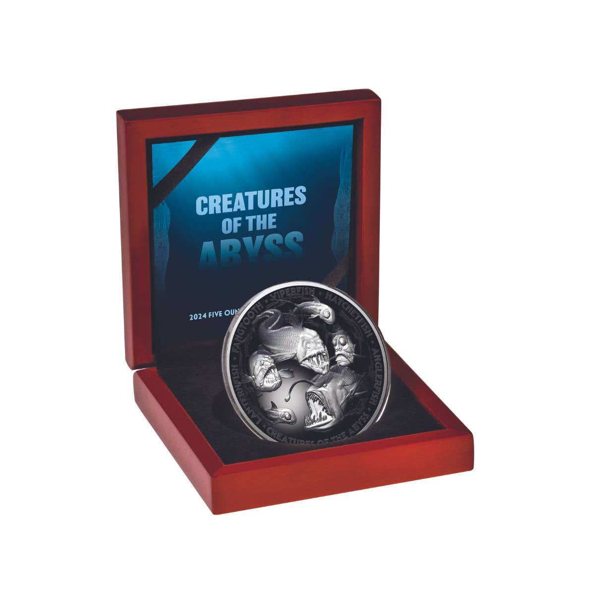 Creatures of the Abyss 2024 $10 5oz Silver Proof Coin - Image 3