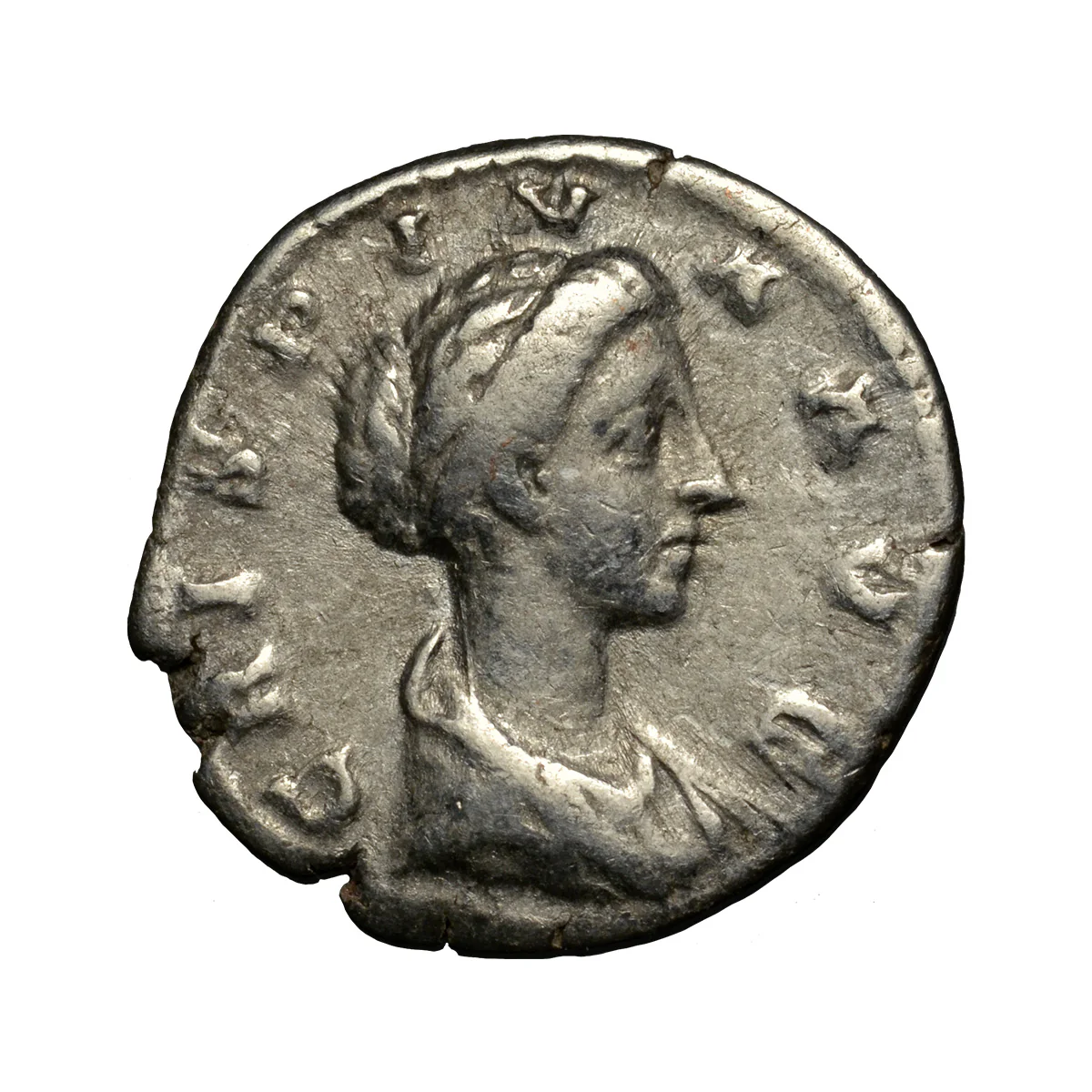 Roman Empire Crispina 164-191AD Silver Denarius Fine-Very Fine - Image 2