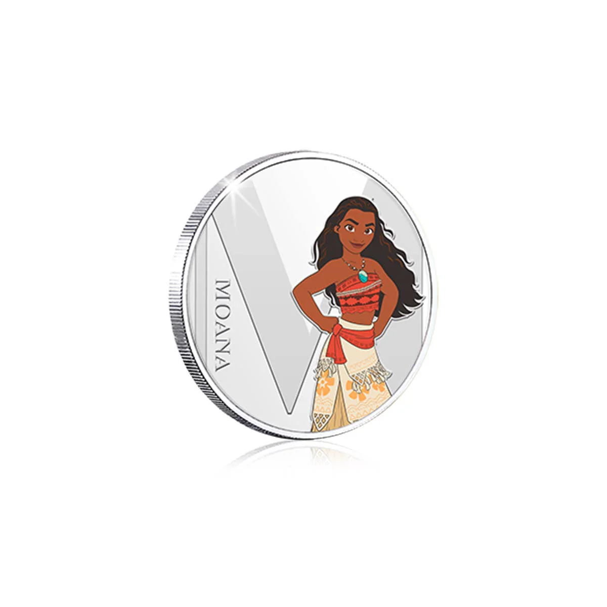 Disney M is for Moana Silver-Plated Commemorative - Image 2