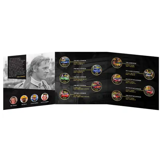 DJR Team Penske Gold-plated Penny 10-Coin Set - Image 14
