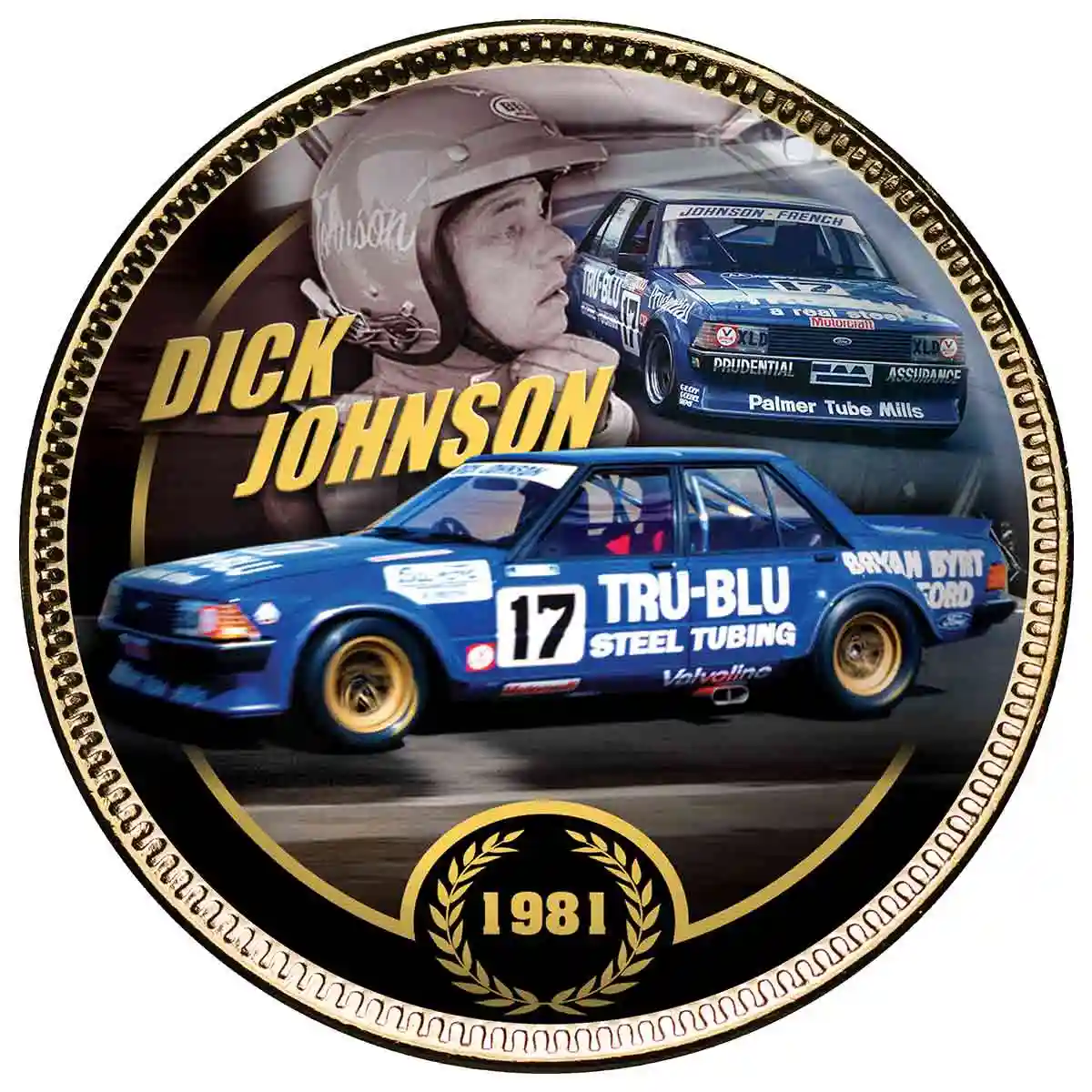 DJR Team Penske Gold-plated Penny 10-Coin Set - Image 4