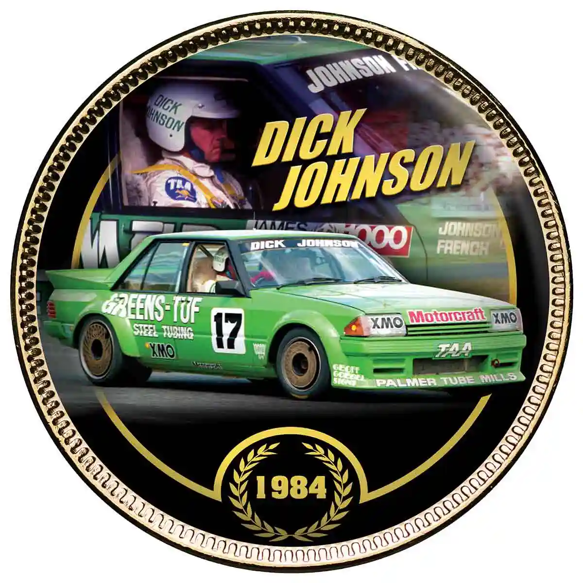DJR Team Penske Gold-plated Penny 10-Coin Set - Image 8