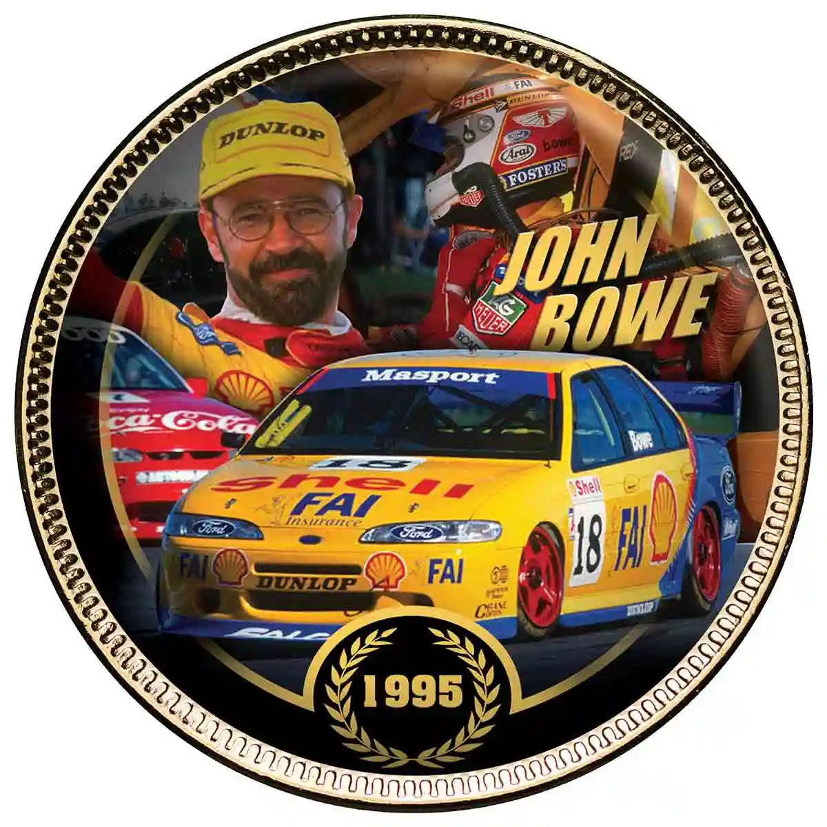 DJR Team Penske Gold-plated Penny 10-Coin Set - Image 9
