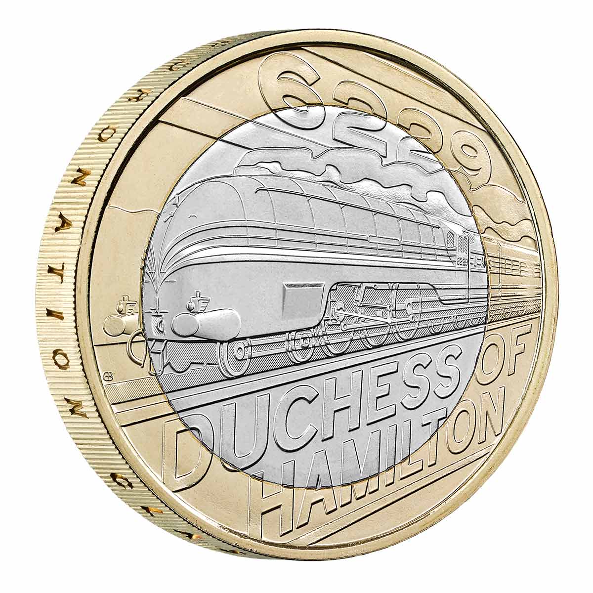 Duchess of Hamilton 2026 £2 Bimetal Brilliant Uncirculated Coin