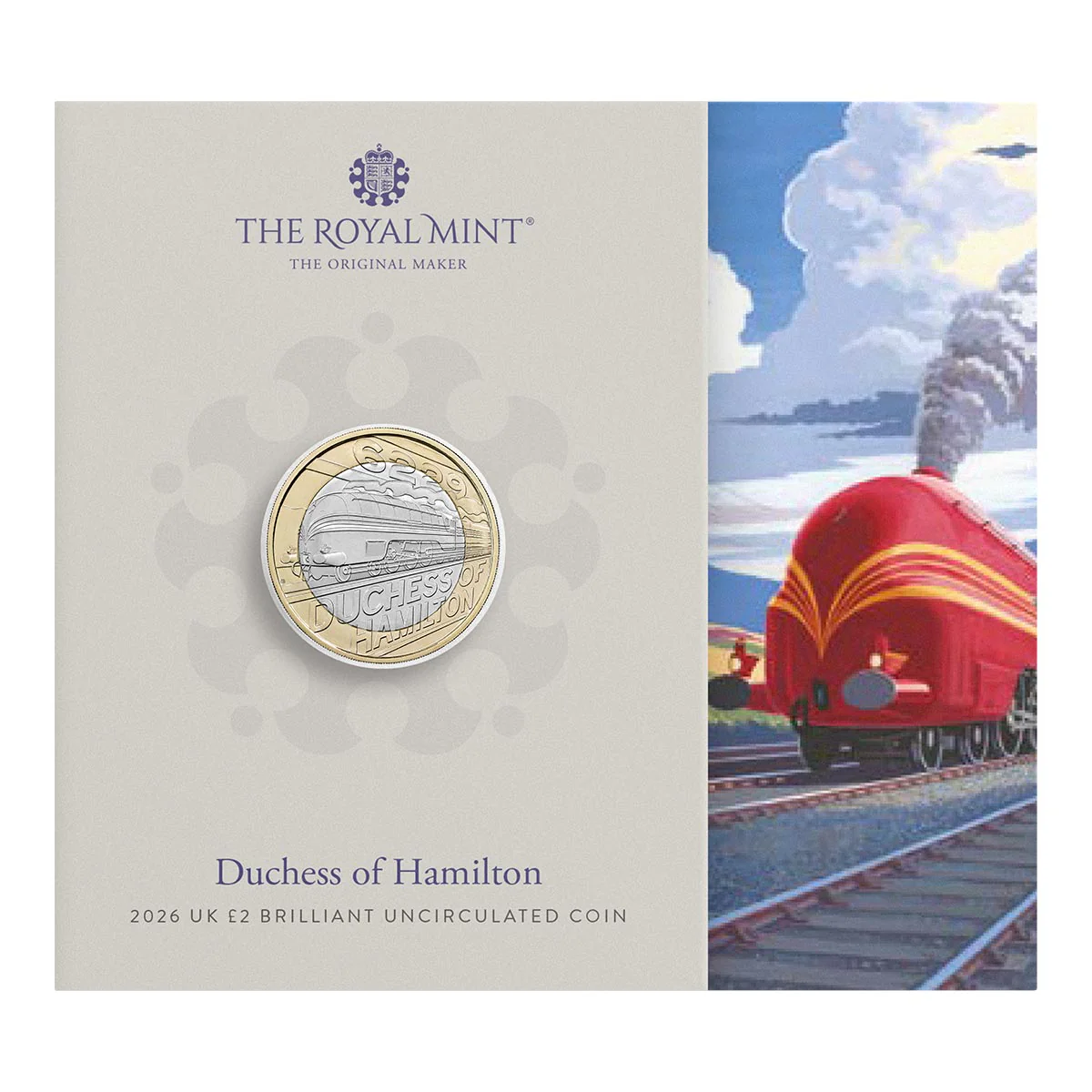Duchess of Hamilton 2026 £2 Bimetal Brilliant Uncirculated Coin - Image 3