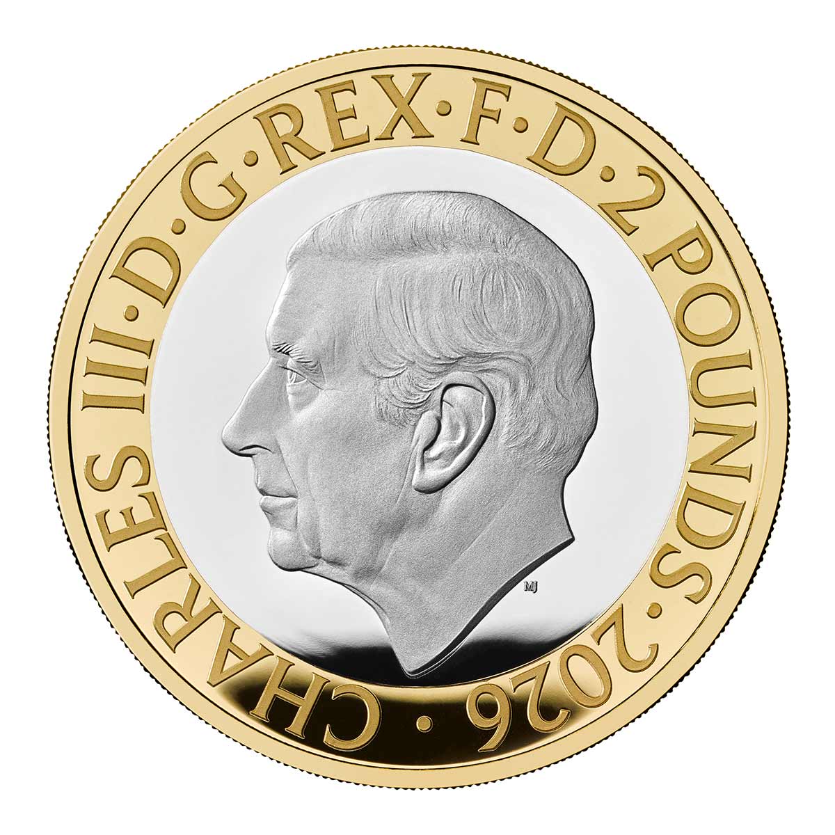 Duchess of Hamilton 2026 £2 Colour Gold-plated Silver Proof Coin - Image 2