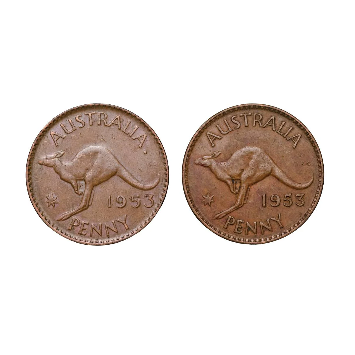 Elizabeth II 1953-1964 First & Last Penny 4-Coin Set - Image 2