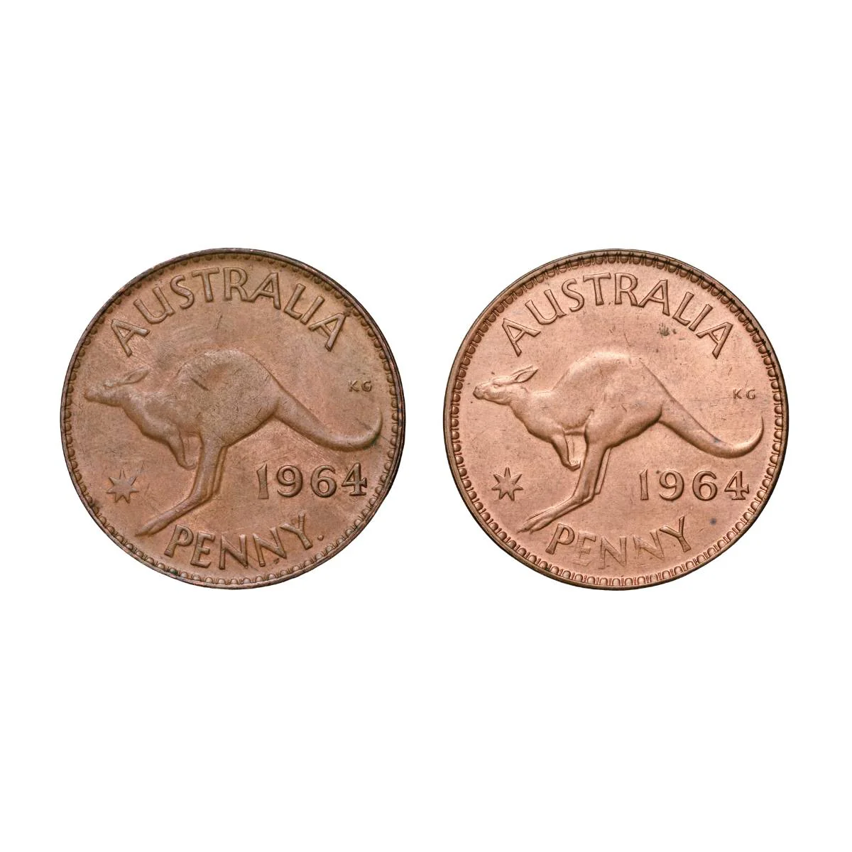 Elizabeth II 1953-1964 First & Last Penny 4-Coin Set - Image 3
