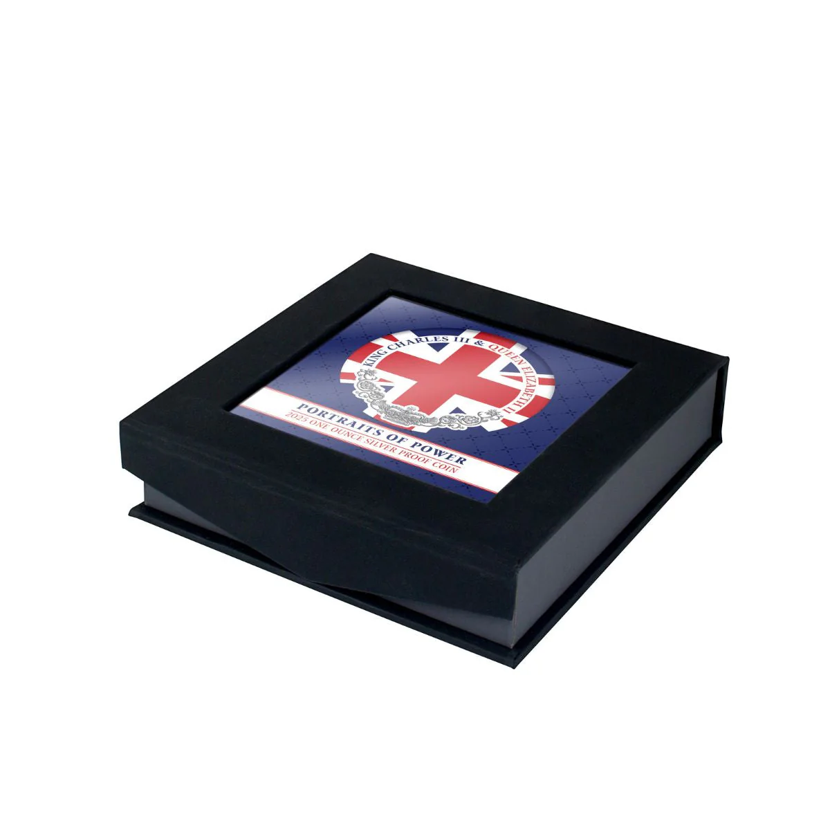 Elizabeth II & Charles III 2025 $1 Portraits of Power 1oz Silver Proof Coin - Image 4
