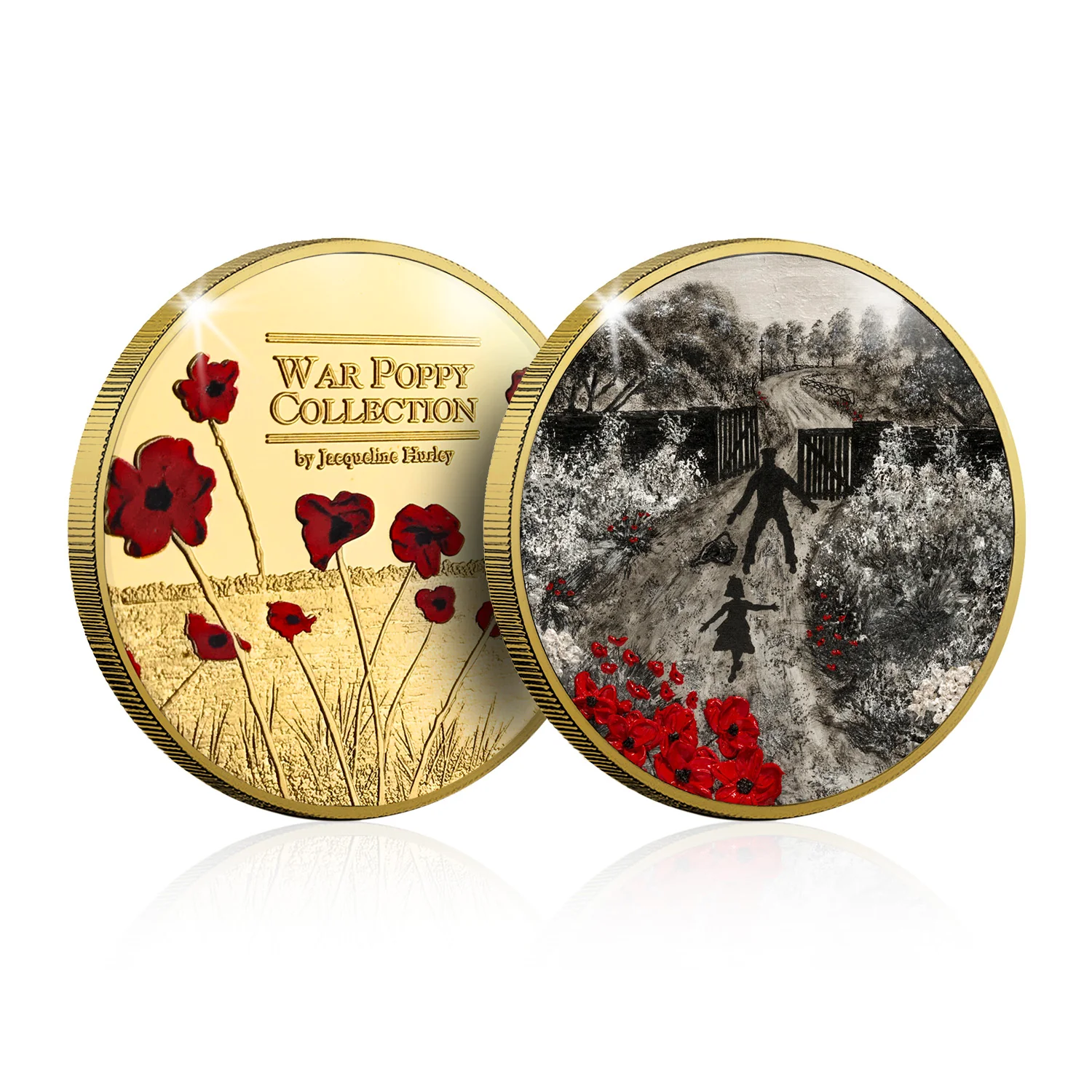 Jacqueline Hurley Daddy's Home Gold-plated Prooflike Commemorative