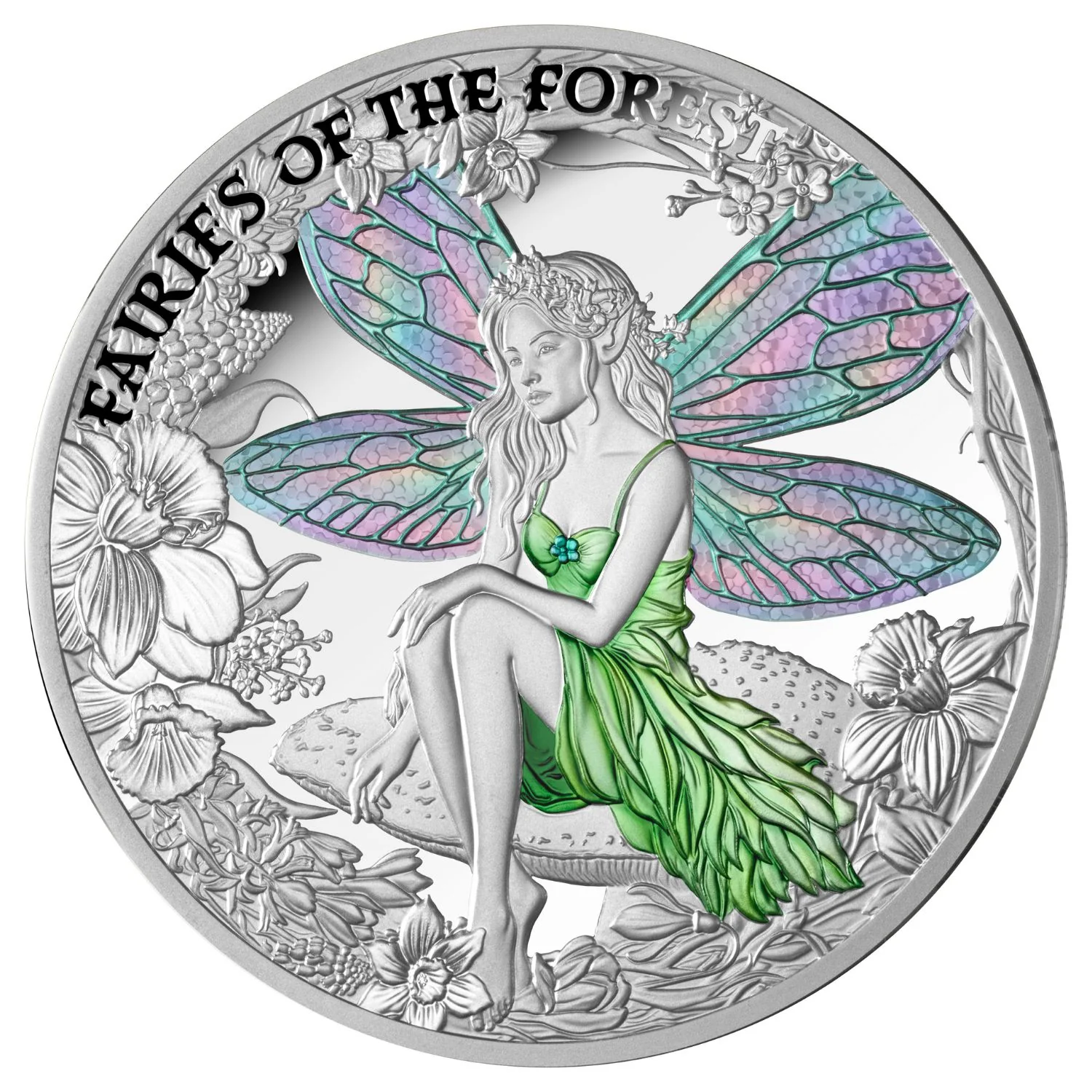 Fairies of the Forest 2026 $1 1oz Silver Proof Coin - Image 3