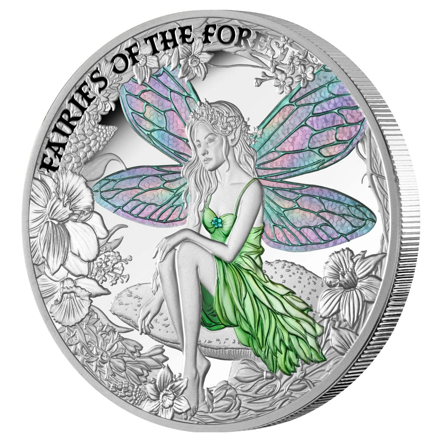 Fairies of the Forest 2026 $1 1oz Silver Proof Coin - Image 4
