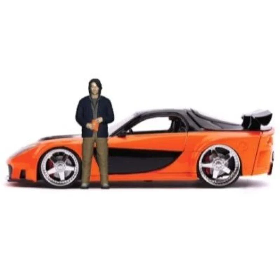 Fast & Furious 1997 Mazda RX-7 w/Han 1:24 Scale Model Car - Image 7