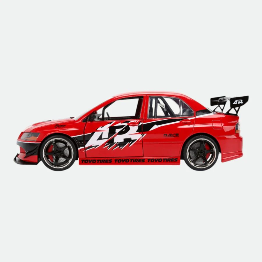 Fast & Furious 2006 Mitsubishi Lancer Evolution IX 1:24 Scale Diecast Model Car - Image 5