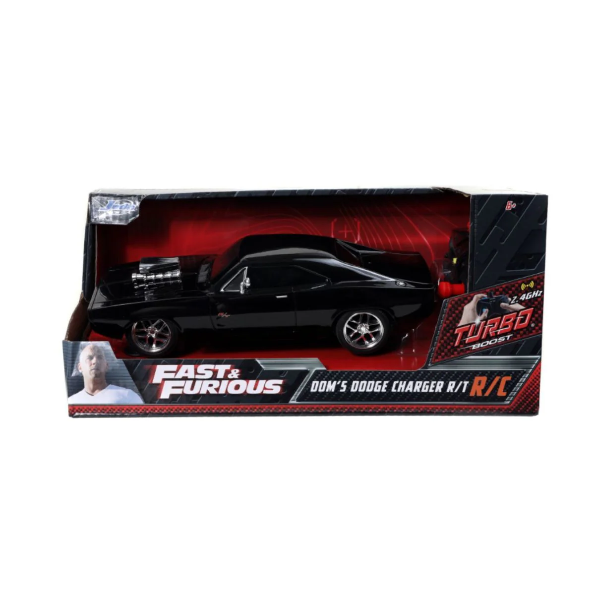Fast & Furious Dom's 1970 Dodge Charger 1:24 Scale Remote Control Model Car - Image 7