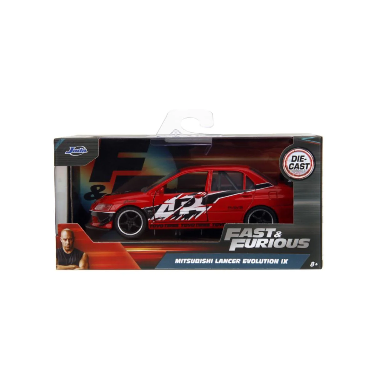 Fast & Furious Mitsubishi Lancer Evolution IX 1:32 Scale Diecast Model Car - Image 8