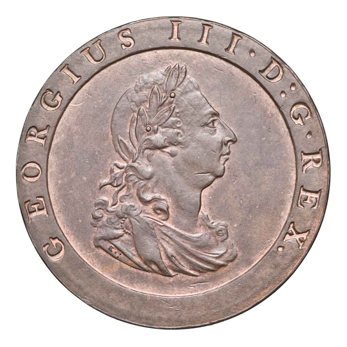 George III 1797 Cartwheel Penny Extremely Fine