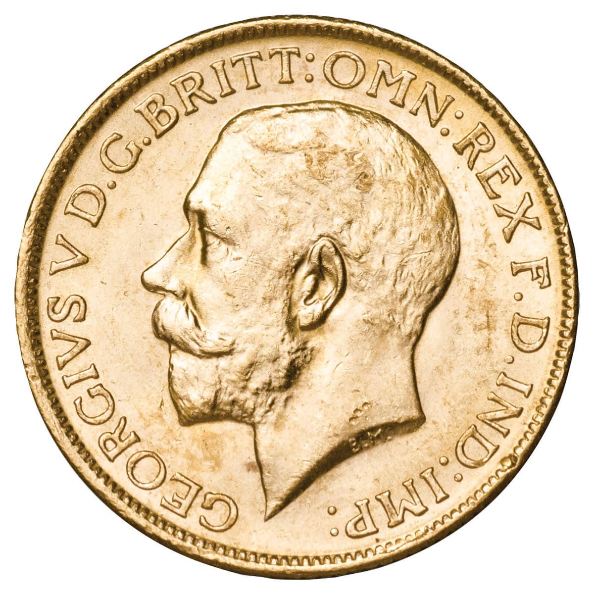 George V 1916M Gold Sovereign Uncirculated - Image 2