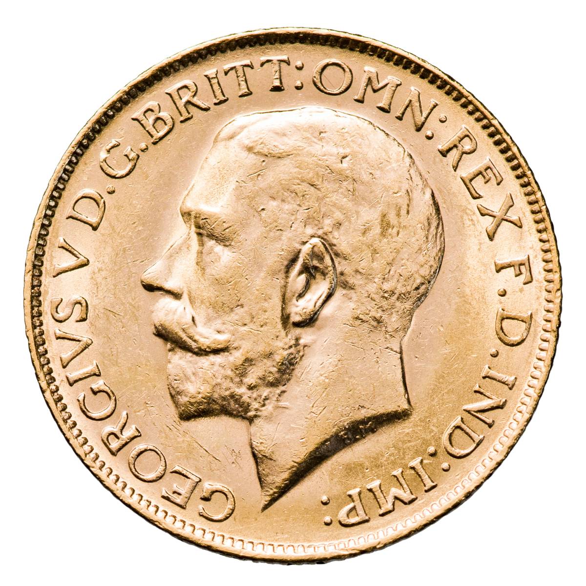 George V 1923P Gold Sovereign Extremely Fine-about Uncirculated - Image 2