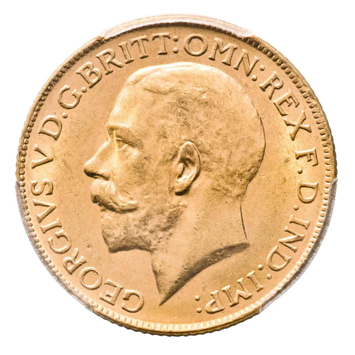 1928 Perth George V Gold Sovereign PCGS George V MS63 (Choice Uncirculated) - Image 2
