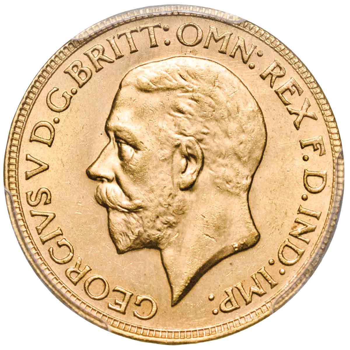 1931 Perth George V Gold Sovereign PCGS George V MS64 (Choice Uncirculated) - Image 2