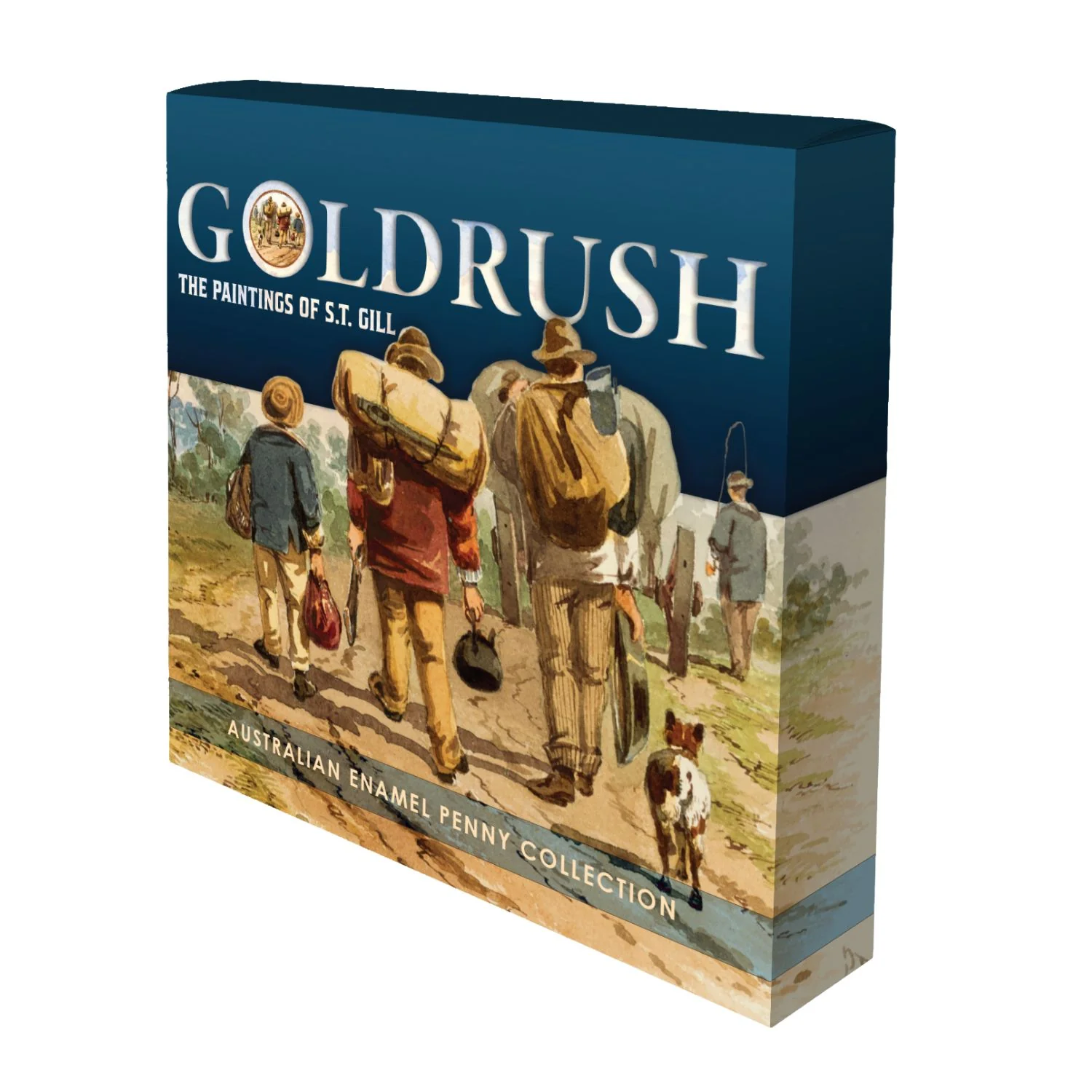 Gold Rush - The Paintings of S.T. Gill Enamel Penny 5-Coin Collection - Image 10