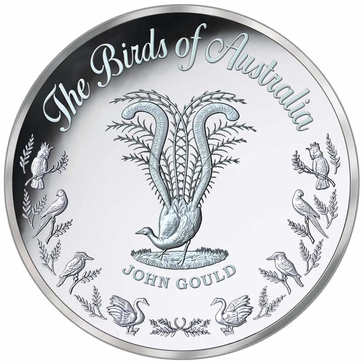 Birds of Australia Sunbird Silver-plated Prooflike Commemorative - Image 2