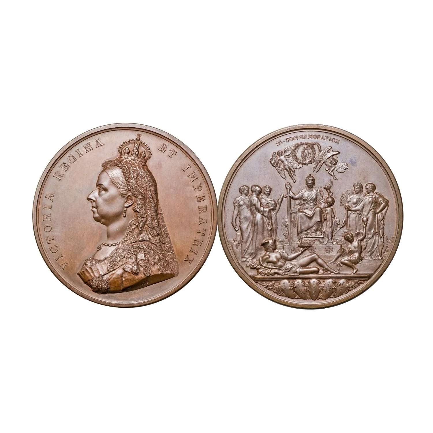 Great Britain Queen Victoria 1887 Golden Jubilee Medal FDC