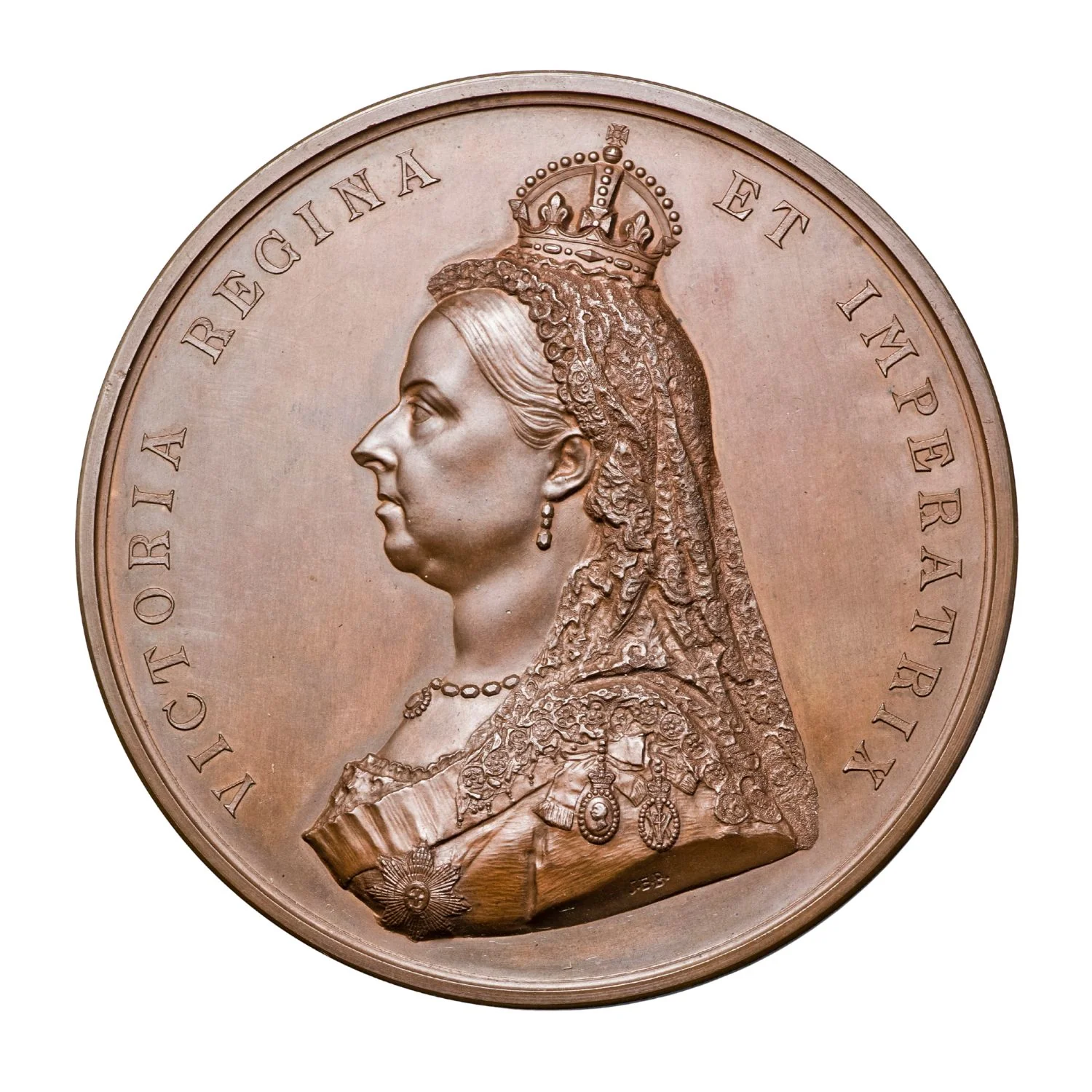 Great Britain Queen Victoria 1887 Golden Jubilee Medal FDC - Image 2