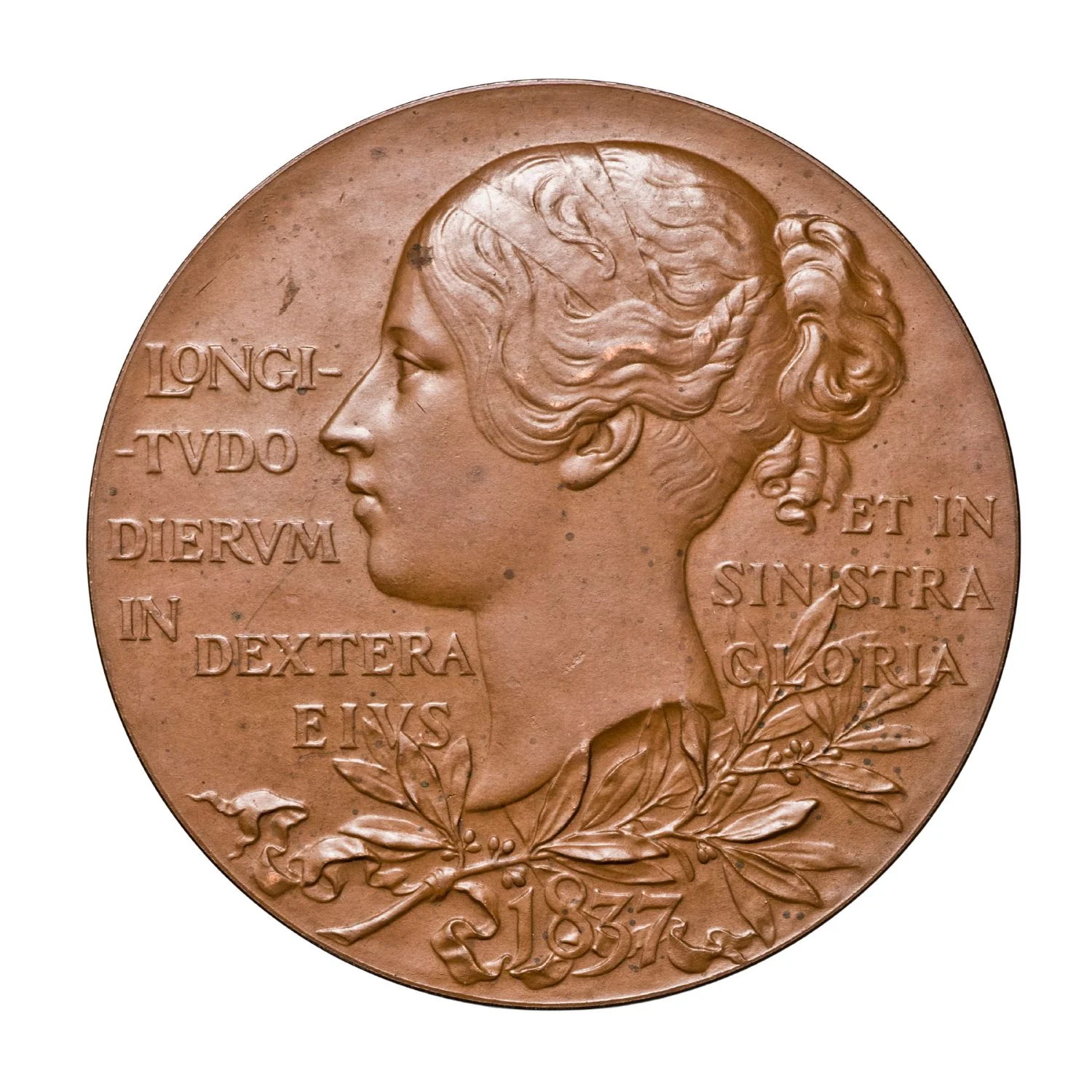 Great Britain Queen Victoria 1897 Diamond Jubilee Bronze Medal Extremely Fine - Image 2