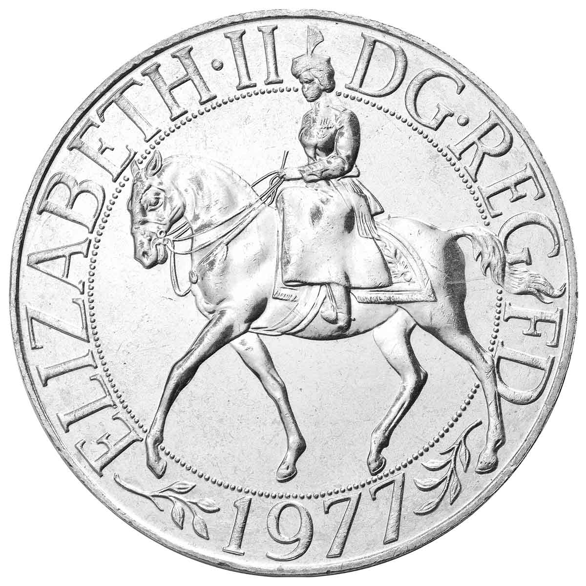 Great Britain 1977 & 2022 Queen Elizabeth II Jubilee Uncirculated Crown Pack - Image 3