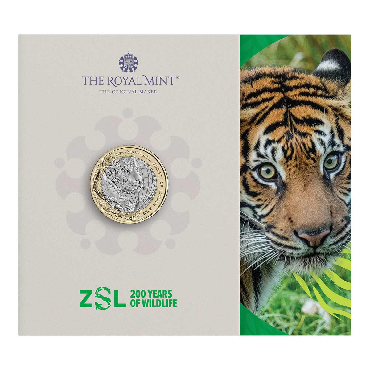 Great Britain 200 Years of Zoological Society of London 2026 £2 Bimetal Brilliant Uncirculated Coin - Image 5