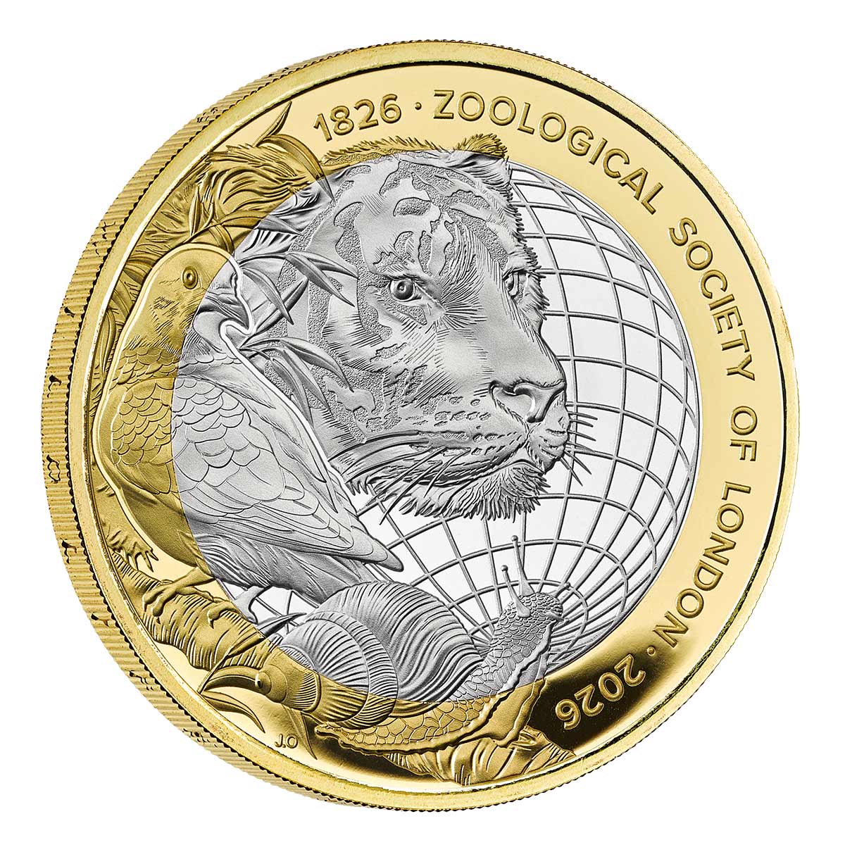 Great Britain 200 Years of Zoological Society of London 2026 £2 Bimetal Silver Proof Coin - Image 3