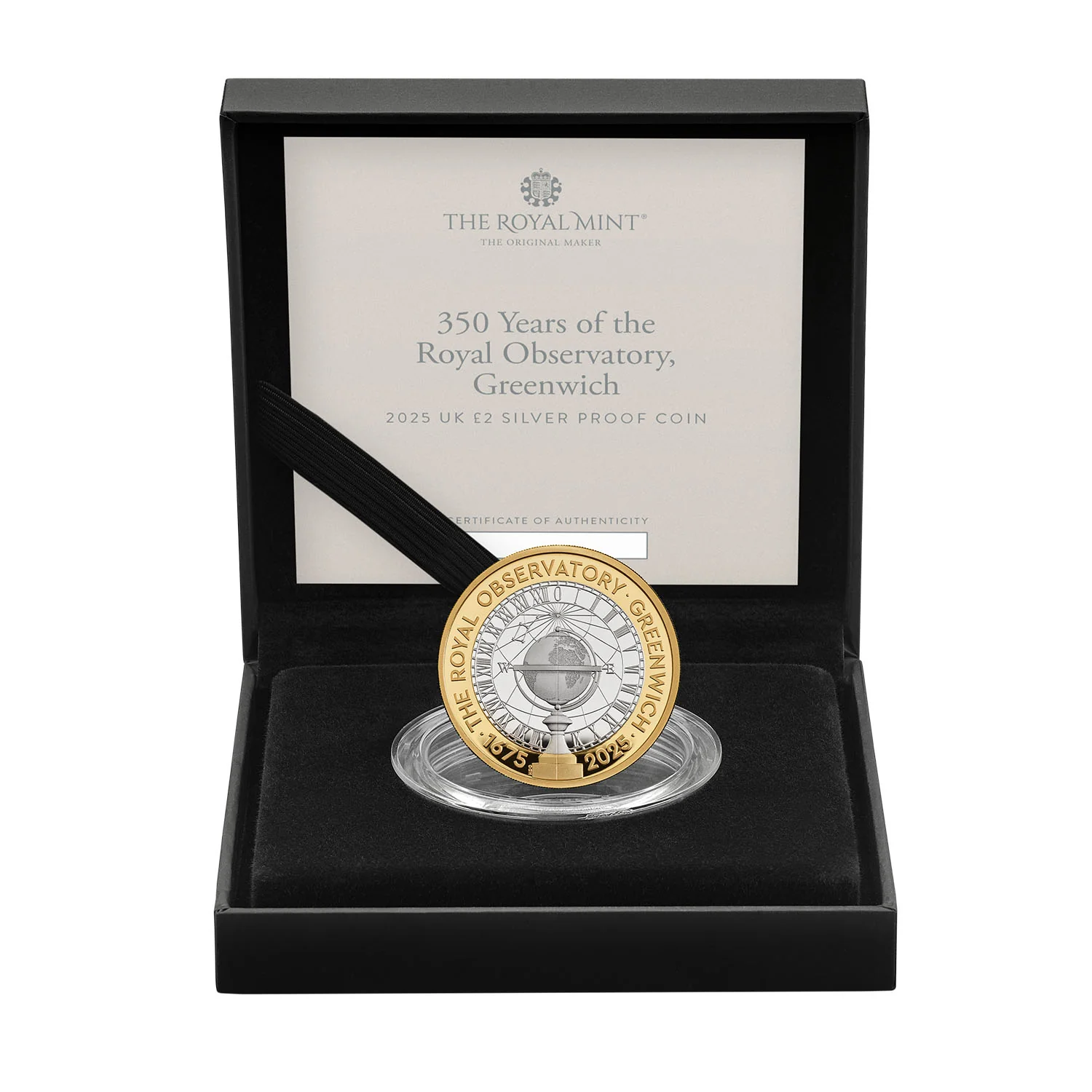Great Britain 350th Anniversary of the Royal Observatory 2025 £2 Bimetal Silver Proof Coin - Image 3
