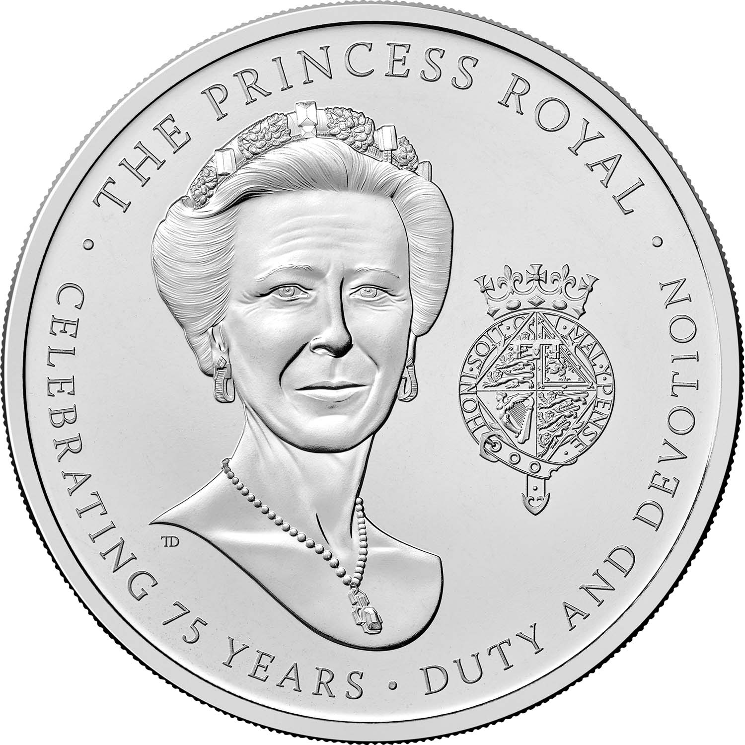 Great Britain 75th Birthday of Princess Anne 2025 £5 Brilliant Uncirculated Coin