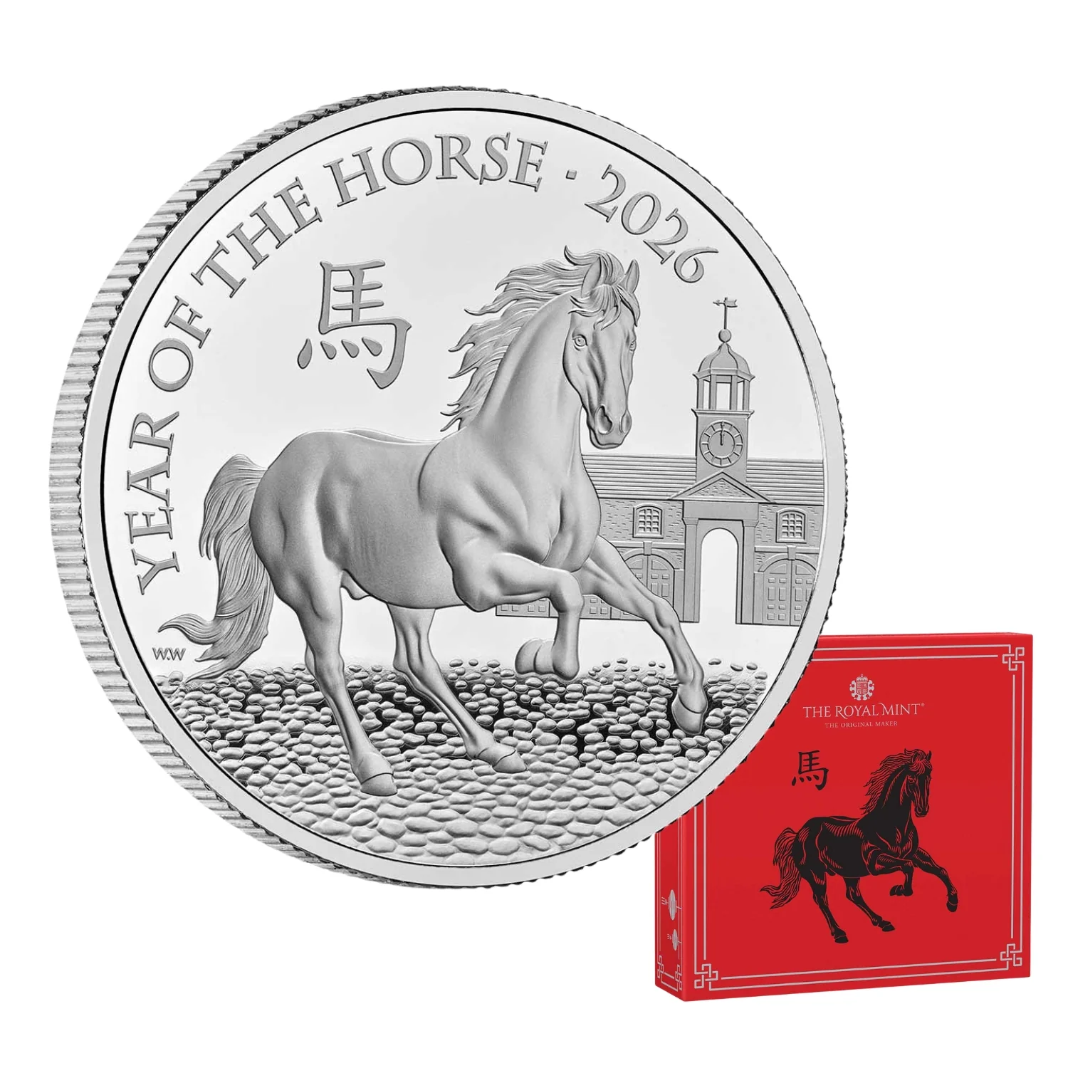 Great Britain Lunar Year of the Horse 2026 £2 1oz Silver Proof Coin