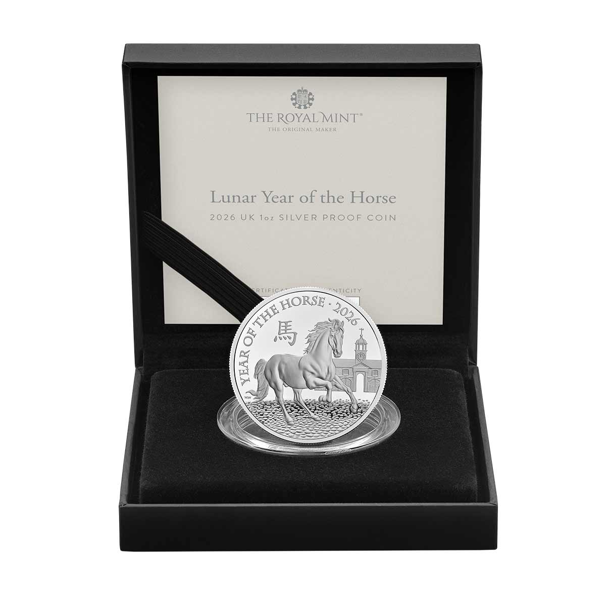 Great Britain Lunar Year of the Horse 2026 £2 1oz Silver Proof Coin - Image 3
