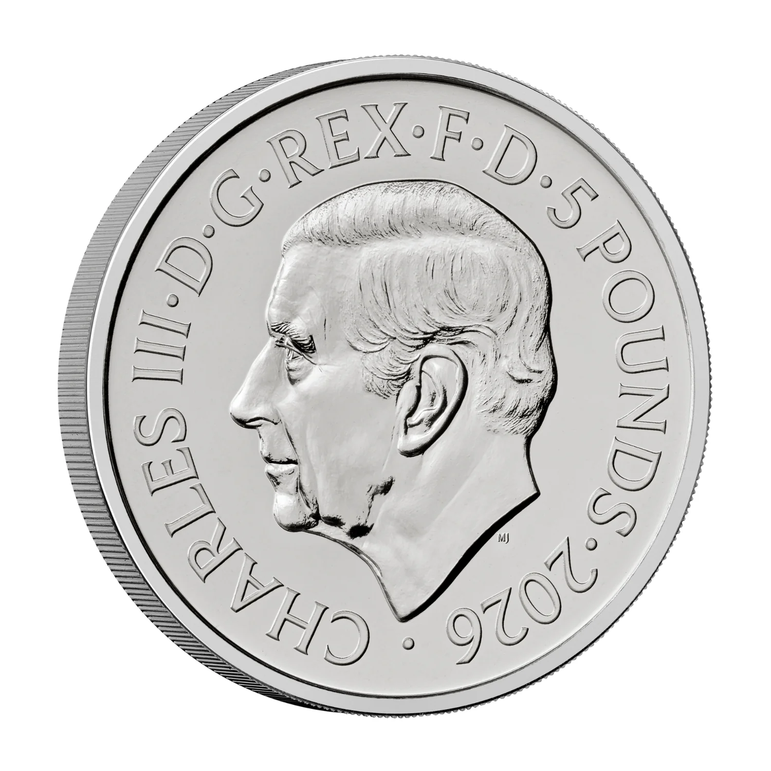 Great Britain Portraits of Queen Elizabeth II 2026 £5 Arnold Machin Cupro-Nickel Brilliant Uncirculated Coin - Image 3